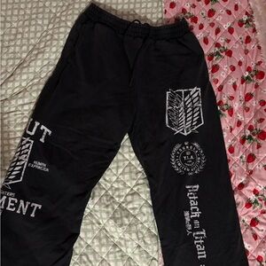 YoungLA X AOT Black Sweatpants